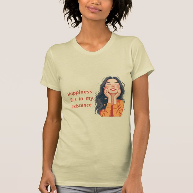 Radiate Positivity and Sunshine Vibes T-Shirt (Vorderseite)