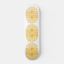 RADIATE Sei der Sonnenschein Vintag Retro Gold 2-W Skateboard