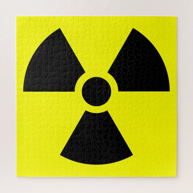 Radiation Sign Jigsaw Puzzle (Vertikal)