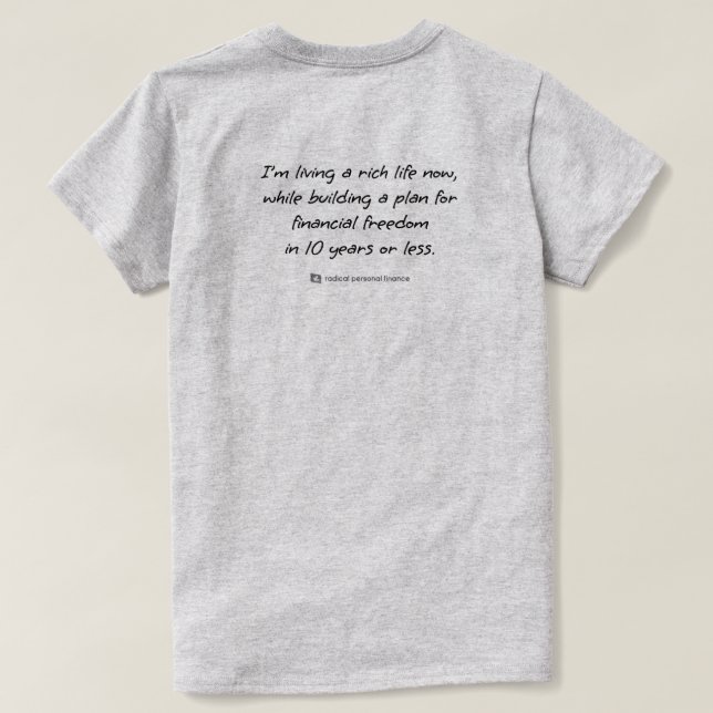 Radical Statement T-Shirt (F) (Design Rückseite)