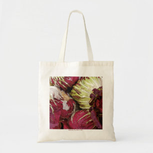 Radicchio Print Leinwand Tote Bag Tragetasche