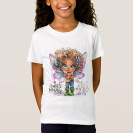 Radierungs-Positivitäts-Lil-Fairy-Kids-T - Shirt