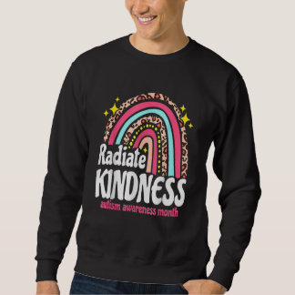 Radiity Autism World Awareness Leopard Ra Sweatshirt