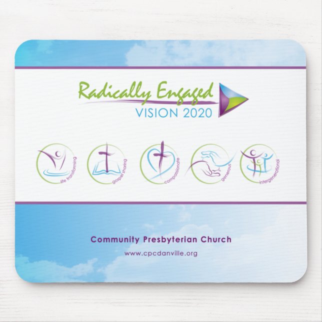 Radikal verlobtes Mousepad (Vorne)