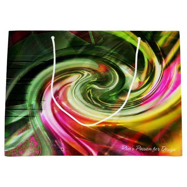 Radikale Art 7 Große Geschenktüte (Vorderseite)
