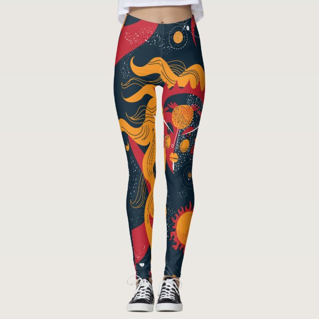 Radikale ästhetische Leggings AF/Yoga-Hosen (Vorderseite)
