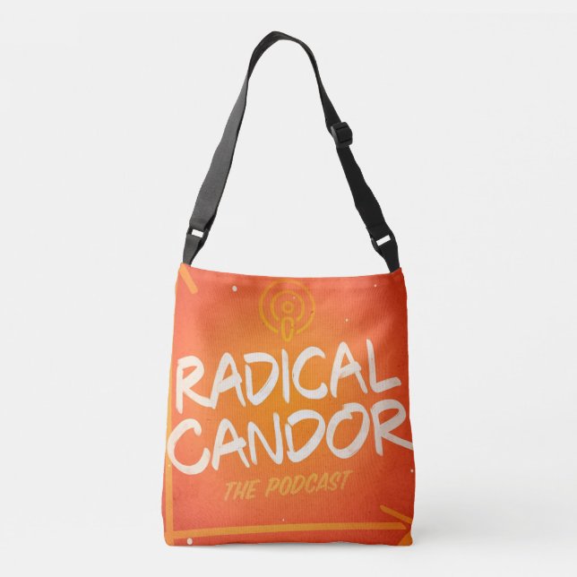 Radikale Candor Podcast Crossbody Bag Tragetaschen Mit Langen Trägern (Rückseite)