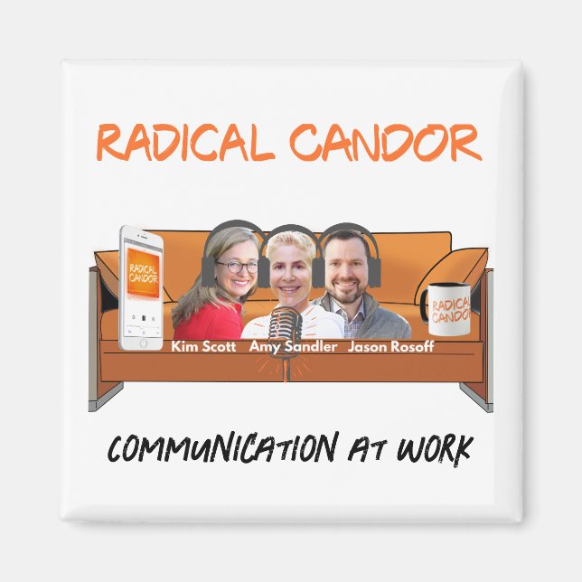 Radikale Candor Podcast-Magnete Magnet (Vorne)