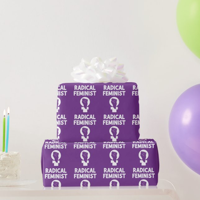 Radikale Feministin Geschenkpapier (Partygeschenke)