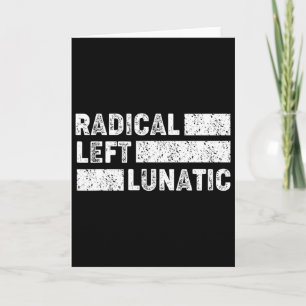 Radikale linke verrückte Anti-Trump-lustige Demokr Karte