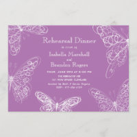 Radikale Orchid Butterfly Probe Abendessen Einladu