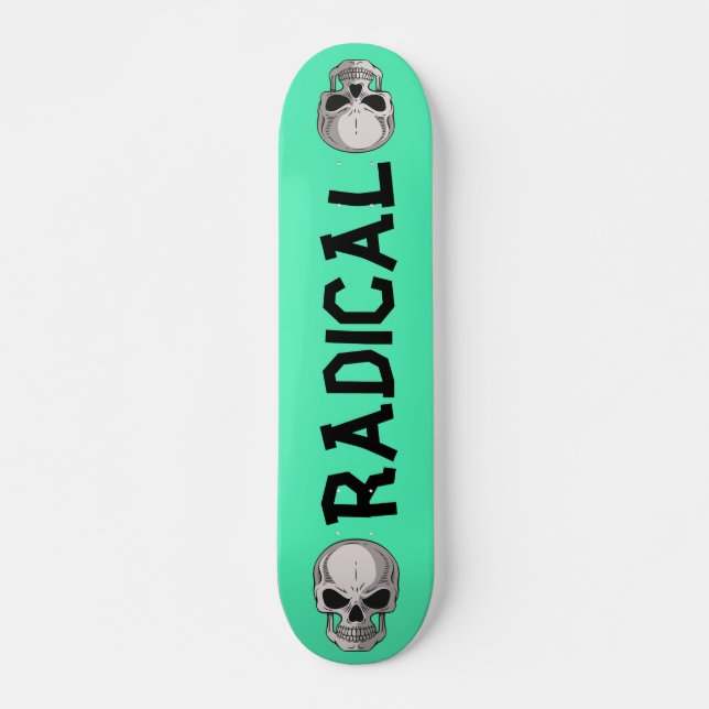Radikaler 80er Skateboard (Vorne)