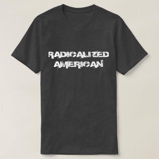 Radikaler amerikanischer T - Shirt (Design vorne)