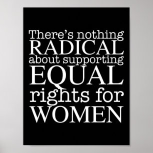 Radikaler Frauenartikel über Frauenrechte Feminist Poster