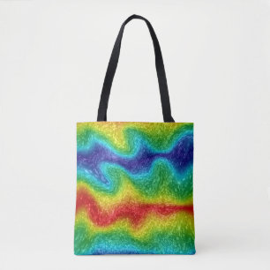 Radikaler Regenbogen Abstract gestreifte bunte Kun