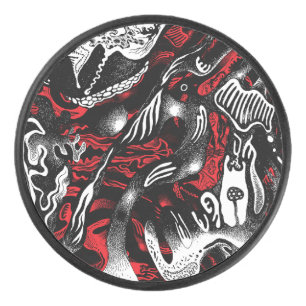 Radikaler Schock Eishockey Puck