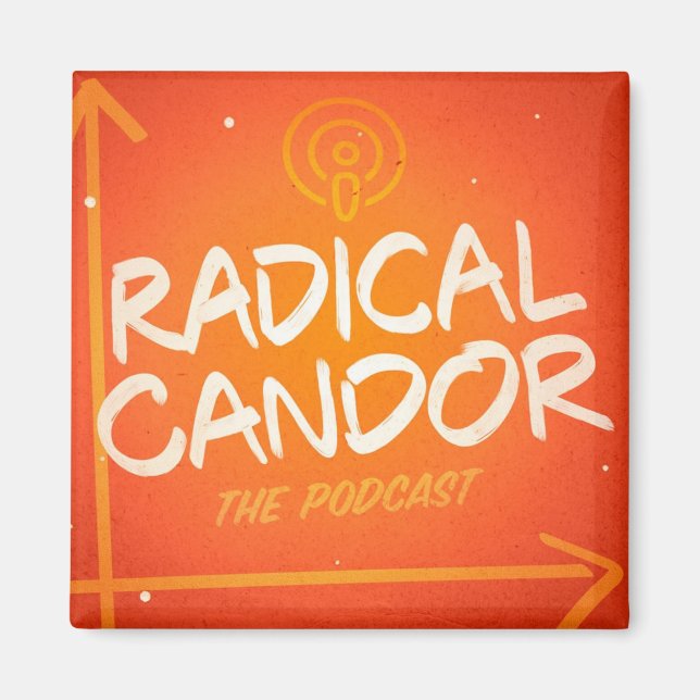 Radikales Candor-Podcast-Logo Magnet (Vorne)