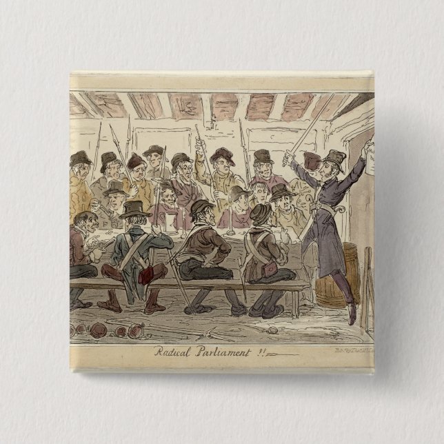 Radikales Parlament!! " Button (Vorderseite)