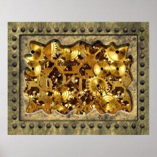 Radikales Steampunk 10 Plakat