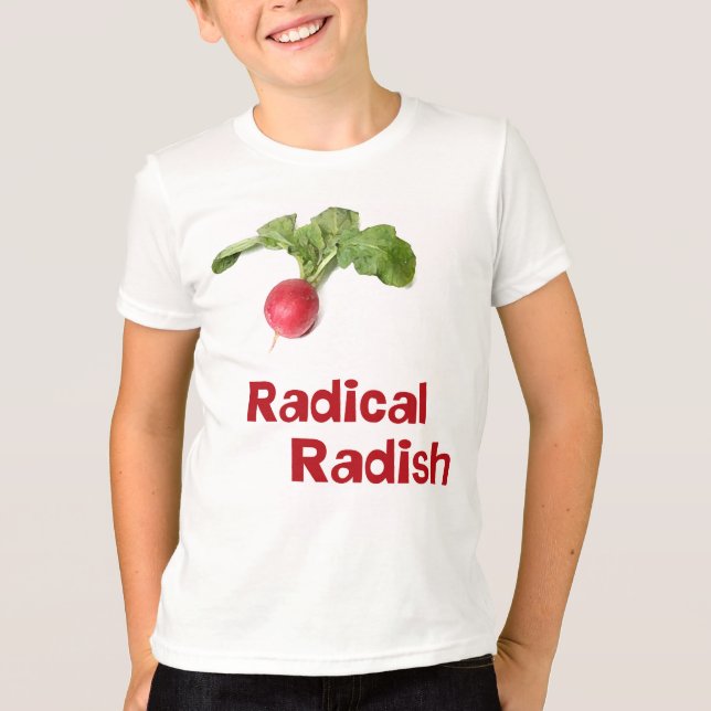 Radikalischer Radieschen-T - Shirt (Vorderseite)