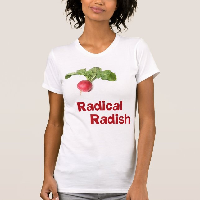 Radikalischer Radieschen-T - Shirt (Vorderseite)