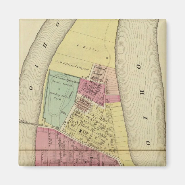 Radinsel Magnet (Vorne)