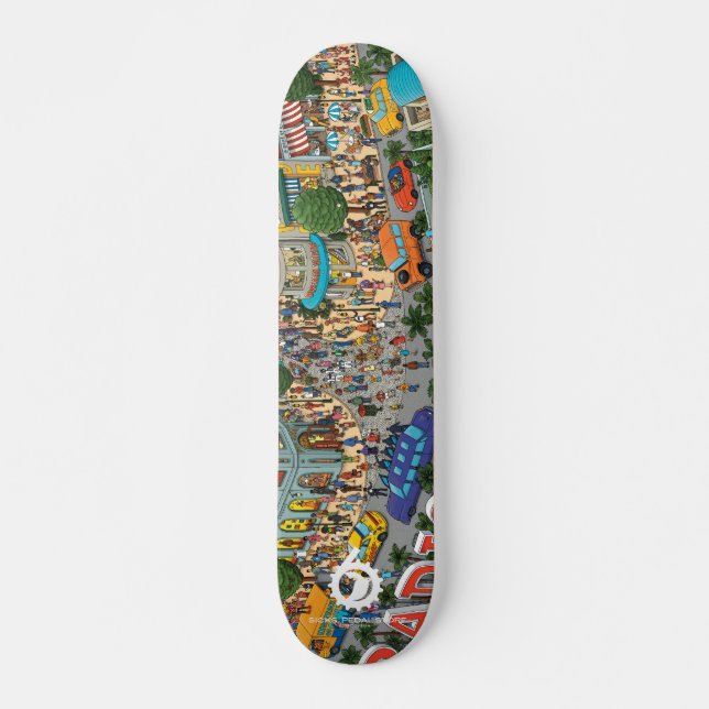 RADIO-ANTRIEBS-KRANKE: PEDAL-SPEICHER ver. Skateboard (Vorne)