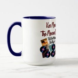 Radio disc-jockey Ken “The Merson Person” mug. Mug Tasse