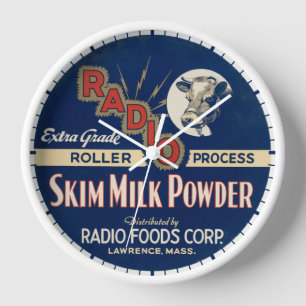 Radio Extra Grade Roller Process Skim Milk Pulver. Uhr