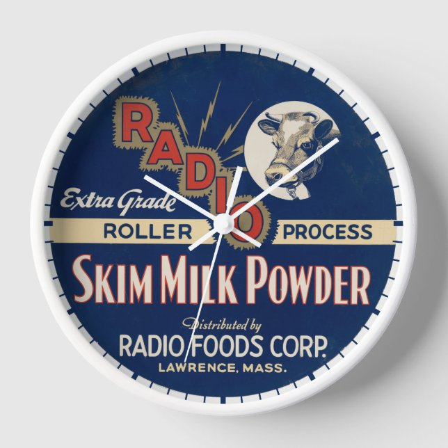 Radio Extra Grade Roller Process Skim Milk Pulver. Uhr (Vorderseite)