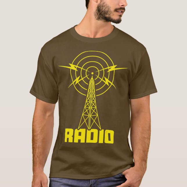 Radio für Ham Radio Amateurs und Kurzwelle T-Shirt (Vorderseite)