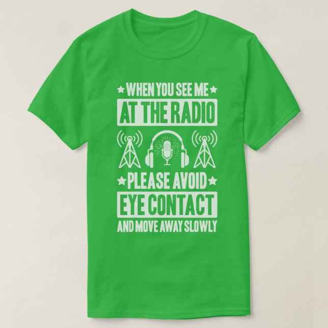 Radio Ham Amateur Radio Operator Ham Radio (16) T-Shirt (Design vorne)