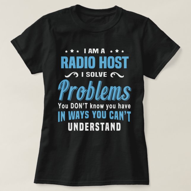 Radio-Host T-Shirt (Design vorne)