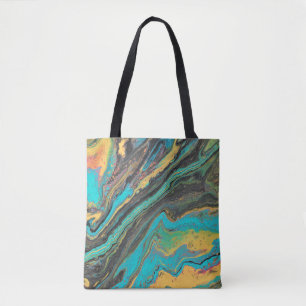 Radio King 3 Türkise Geode Abstrakte Tasche