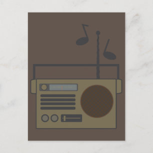 Radio Postkarte