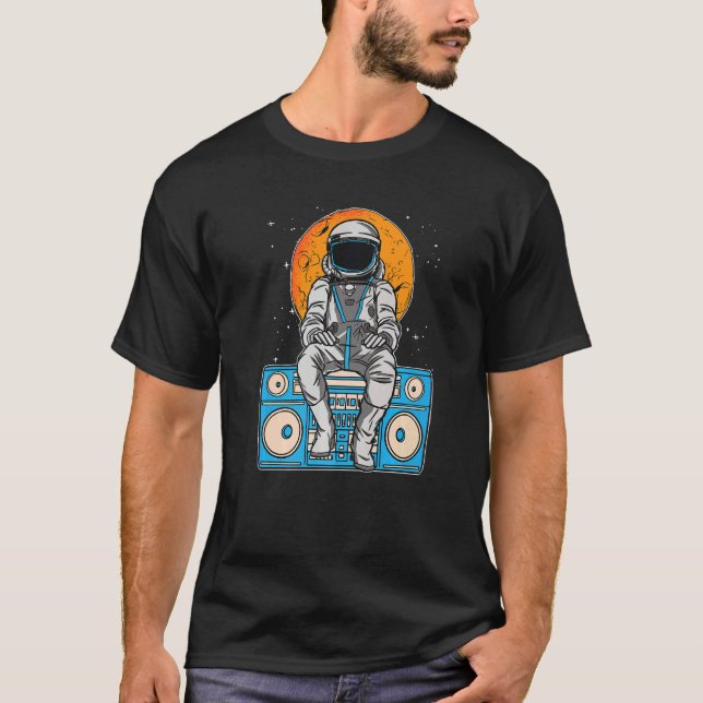 Radio Space Astronaut  Astronomy Science Radio Spa T-Shirt (Vorderseite)