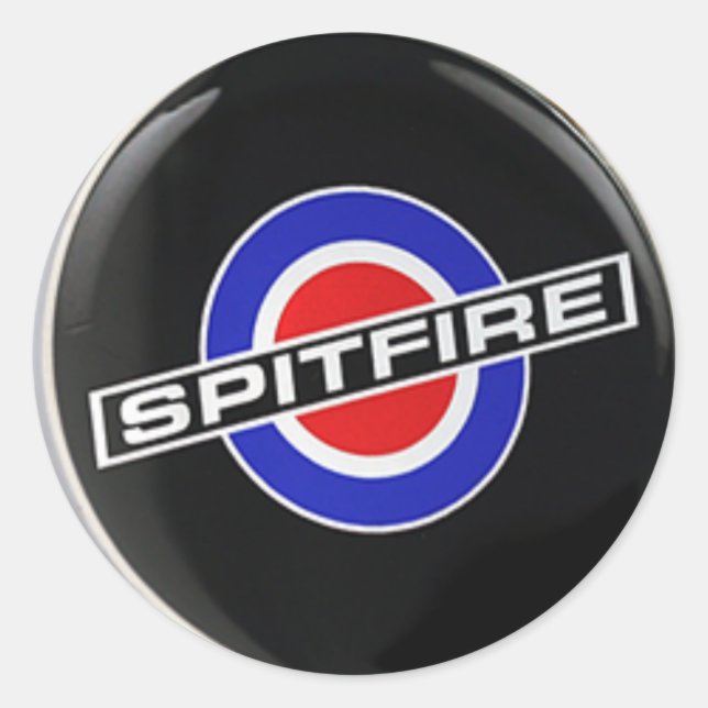 Radio Spitfire Merchandise Runder Aufkleber (Vorderseite)