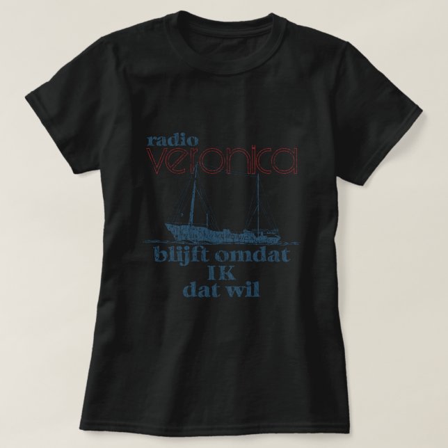Radio Veronica 1960 T - Shirt (Design vorne)