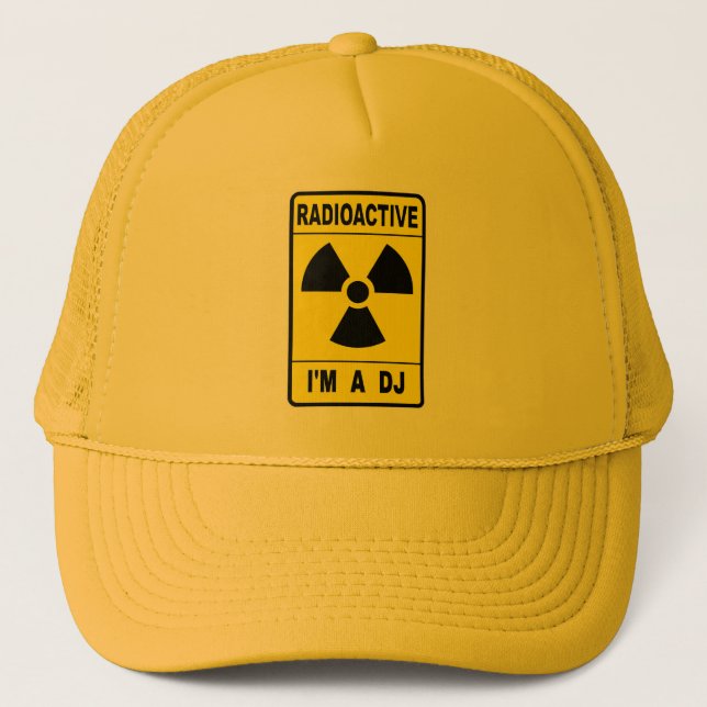 Radioactive DJ Truckerkappe (Vorderseite)