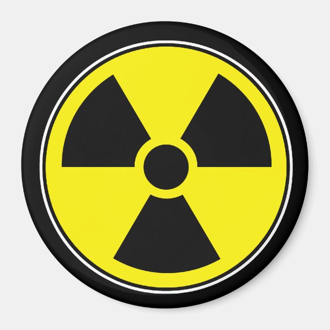 Radioactive Funny Magnet Spaß (Vorne)