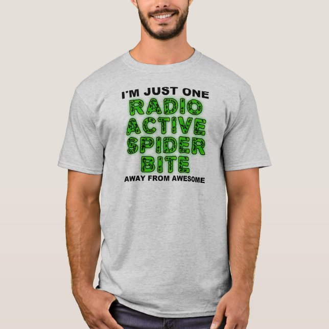 Radioactive Spione Bite Funny T - Shirt Shirts (Vorderseite)