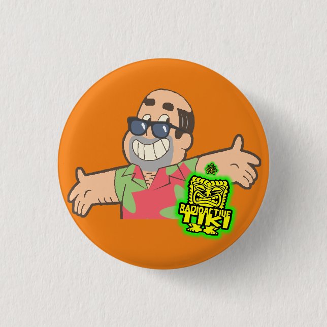 Radioactive Tiki Button (Vorderseite)