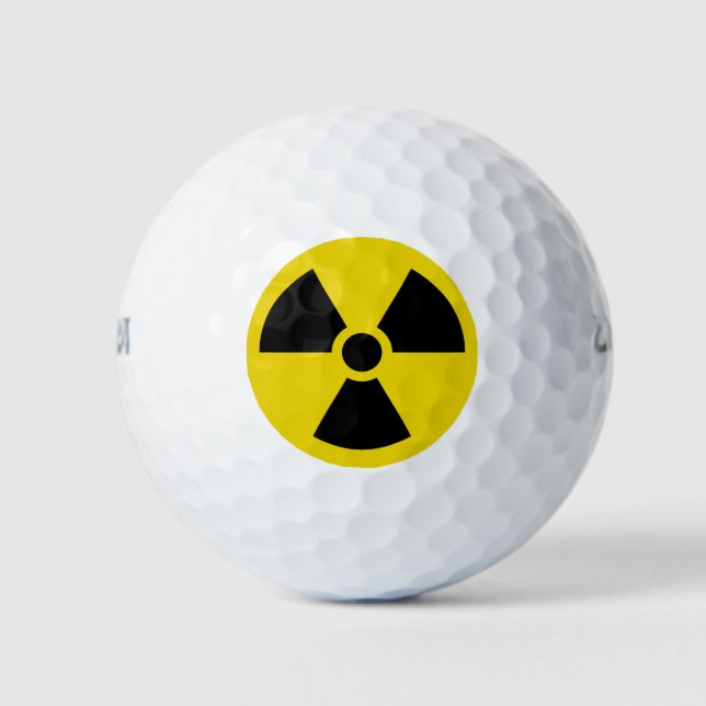 radioaktiv golfball (Vorderseite)