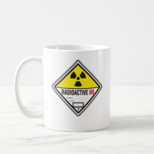 radioaktiv kaffeetasse
