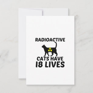 RADIOAKTIVE KATZEN DANKESKARTE