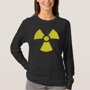 Radioaktive Symbol-Dunkelheits-T - Shirts