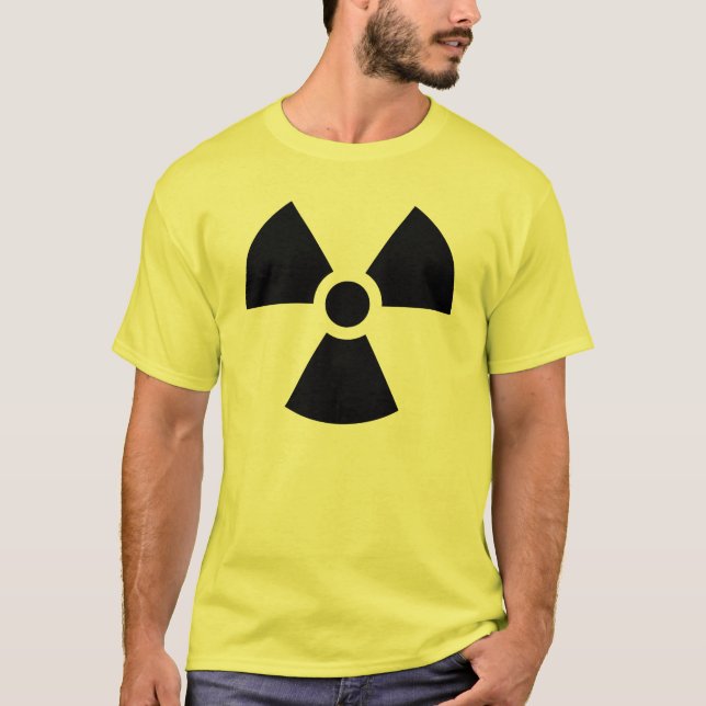 Radioaktive Symbol-T - Shirt (Vorderseite)