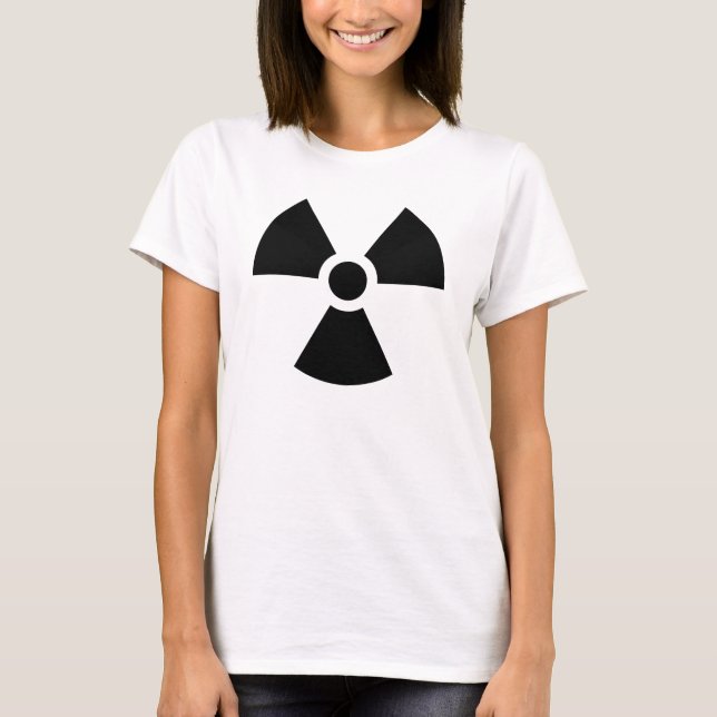 Radioaktive Symbol-T - Shirts (Vorderseite)