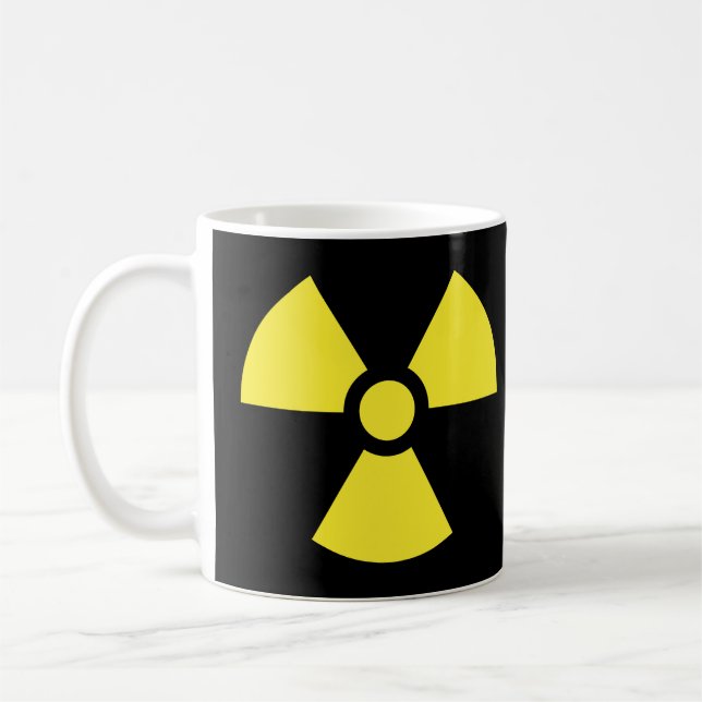 Radioaktive Symbol-Tasse Tasse (Links)