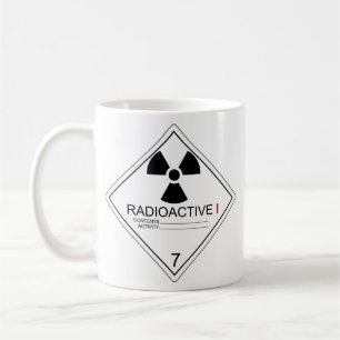 Radioaktive Transportplatte Kat 1 Tasse
